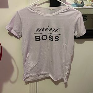 Mini Boss T shirt
